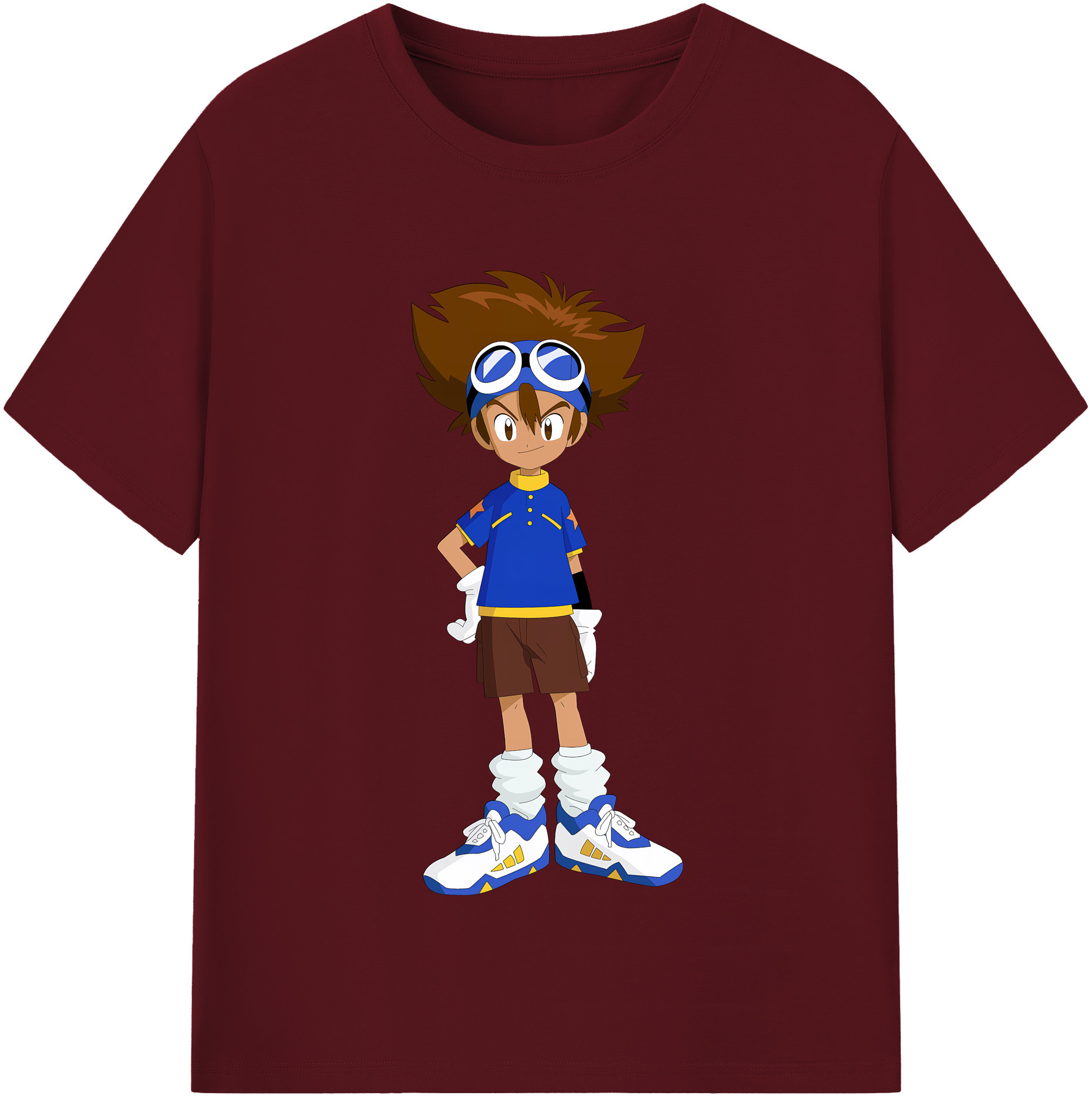 （画像用） Digimon デジタルモンスター/デジモン 綿100％半袖Tシャツ（フロントプリント）